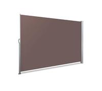 VOUNOT Paravent extérieur avec Housse de Protection 180x300cm Auvent Rétractable Brise Vue Rétractable pour Jardin, Balcon, terrasse Store latéral Vertical Marron