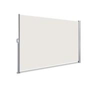 VOUNOT® Paravent extérieur avec Housse de Protection - 140x300 cm, Auvent rétractable 1m40x3m, Brise Vue rétractable pour Jardin, Balcon, terrasse, Store latéral Vertical Beige