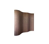 Paravent Bambou Hauteur 200 cm Brun Foncé Séparateur de Pièce Cloison Écran d'Intimité