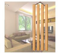 Paravent séparateur de pièce marron sans perçage - Grille décorative du sol au plafond - 4 pièces - Pour salon de thé, maison, hôtel - 160 cm