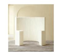 Paravent séparateur de pièce pliable en papier, séparation créative pour bureau, studio, dortoir et espaces de vente au détail, 6 panneaux, 150 x 500 cm