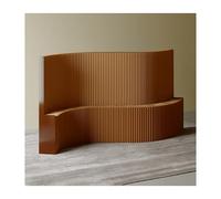 Paravent séparateur de pièce pliable en papier, séparation créative pour bureau, studio, dortoir et espaces de vente au détail, 6 panneaux, 150 x 500 cm