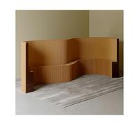 Paravent séparateur de pièce pliable en papier, séparation créative pour bureau, studio, dortoir et espaces de vente au détail, 6 panneaux, 150 x 500 cm