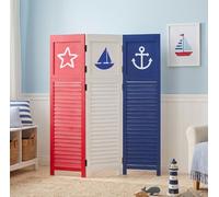 Paravent Séparateur Interieur Cloison 3 Panneaux Diviseur Bois Déco Homestyle4u