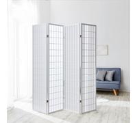 Paravent Séparateur Interieur Diviseur 4 Panneaux Cloison Bois Shoji Homestyle4u