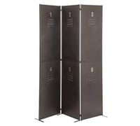 Paravent - ATMOSPHERA - Métal Gris Foncé - 170 5 cm - Style Industriel - Intérieur