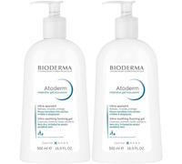 PARAVOSTRA Atoderm intensive moussant | Apaise les sensations d'inconfort | Calme les démangeaisons | Protège de la sécheresse cutanée | Fabriqué en France | Lot de 2x500ML