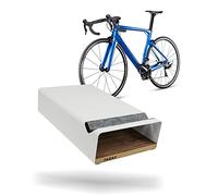 PARAX Support Mural pour Vélo d'Intérieur - Suspension en Aluminium & Bois - Fixation Murale Noyer - L