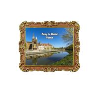 Paray Le Monial France Aimant de Réfrigérateur 3D Souvenir Voyage Décoration Réfrigérateur Autocollant Magnétique
