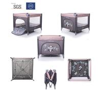 parc 4BABY Colorado - sûr, portable & confortable pour votre enfant, rose