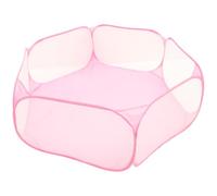 Parc à Jeux Hexagonal Pliable pour Petits Animaux en Polyester Rose | Usage Intérieur et Extérieur, Finition Soignée et Pratique, Sécurité Renforcée pour Bébé