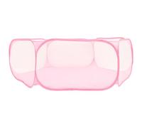 Parc à Jeux Pliable Intérieur, pour Petits Animaux et Extérieur | Polyester Rose, Finition Soignée et Sécurité, Usage Pratique, pour Bébé, Lapin, Chinchilla, Cochon D’inde