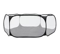 Parc à Jeux Pliable pour Animaux, Sécurité, Hexagonal, Polyester Noir | Usage Maison, pour PET et Baby, Pratique et Résistant à L’usure, à Déchirure