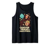 Parc à thème Roller Coaster Enthusiast Hobby Coaster Club Débardeur