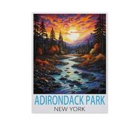 Parc Adirondack, New York，Jigsaw Puzzles Puzzle, 1000 Pièces en Papier Adultes Puzzles, Enfants Cerveau IQ Développement Cadeau（50x70cm）-K10
