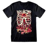 Parc anatomie Rick et Morty hommes T-shirt noir: XX Large Noir G