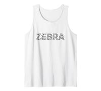 Parc Animalier Zebra Font Africa Stripes Débardeur