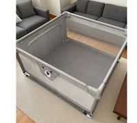 Parc bébé 150 x 180 cm et 65 cm de hauteur. Il est amovible et lavable et est livré avec un sac de transport pour un transport facile et rapide [Parc pliable pour bébé]ce parc favorise l'autonomie et