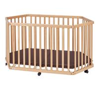 Parc Bb Pliant En Hetre Massif Naturel 84 X 143 X 75 Cm