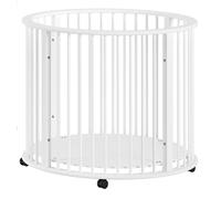 Parc Bébé à Roulettes "Dino" 90cm Blanc