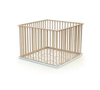 - Parc bébé en bois 100 x 100 cm CUBO