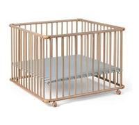 Geuther parc belami + fond reglable 97 x 97 x 71 cadre naturel decor vert d eau