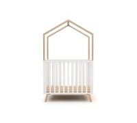 - Parc bébé évolutif cabane en bois KASA 100 x 100 cm
