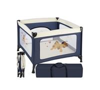 Lit de voyage pour enfants pliable et réglable en hauteur avec Sac de transport
