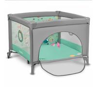 LIONELO MILLE Lit de Voyage et Parc Bébé 2en1100x100 cm jusqu'à 15 kg 0-36 mois, Entrée Latérale Zippée, Matelas, Roulettes Freinées, Pliage Facile, Sac de Transport