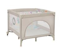 Parc Bébé Mille Plus 100x100 Cm Pliable Avec Matelas Grey Beige Beige