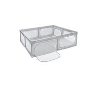 Parc Bébé Pliable 200 x 180 X 68, base antidérapante, grille de protection, matériau imperméable, sac transport, gris