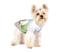 Parc Bichon Frise Animaux Chiens Bichon Frise Chiens,T-Shirt sans Manches en Coton pour Animaux de Compagnie, Gilet Respirant, Extensible et Doux,S