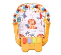 Parc d’éveil musical pour bébés, gym d’éveil avec clavier, dimensions 74x64x10cm, tapis de jeu pour tummy time et activités physiques