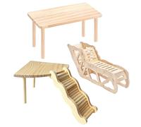 Parc d'activités pour hamster | Labyrinthe de jeu en bois pourvu d'une rampe - Accessoires amusants pour cage de hamster | pour Habitat Intérieur Souris Campagnols Furet Écureuil et Autres Petits Anim