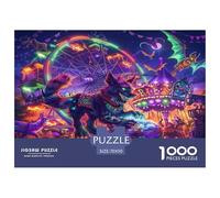 Parc d'attractions Puzzle Défi 1000 Pièces pour Adultes, Faune Sauvage Puzzle Jeux ÉduChatifs, Décoration De Maison Et Cadeau Exquis 70x50cm/1000pcs