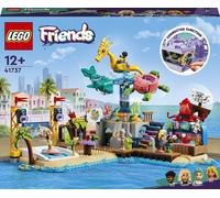 Parc d'attractions sur la plage