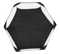 Parc de Jeu Hexagonal Pliable pour Animaux, Noir, Polyester | Supervision Visible, Portable, pour Chatons et Cochons D’inde, Chambre D’garçon Fille ou Animalerie