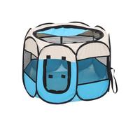 Parc De Jeu pour Chat Portable | Tente De Camping en Filet Semi-Fermée pour Chiots Et Chats | Cage Spacieuse pour Petits Animaux Voyage Extérieur Balcon Terrasse Plage Camping Intérieur Extérieur