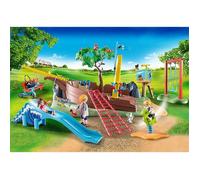 Parc de jeux - PLAYMOBIL - 70741 - Multicolore - 73 pièces - Extérieur/Intérieur