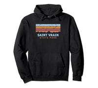 Parc d'État de Saint Vrain Colorado Retro Cool Sweat à Capuche