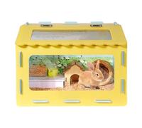 Parc d'incubation de poulet - Cage de caille en acrylique | Chauffe-poulailler, fenêtre d'observation respirante, boîte de reproduction pour poussins cailles, pour petit espace arrière-cour maison