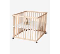 Parc en bois pliant naturel TU