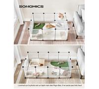 Parc Enclos - Blanc - Modulable - Plastique - Intérieur