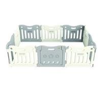 Parc enfant bicolore Gris Vert G