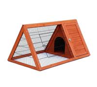 Parc extérieur pour Lapins | Apex Roof Enclos d'exercice pour Cochon d'Inde | Aire de Jeu en Bois pour Petits Animaux | Taille M - 110 x 62 x 52 cm