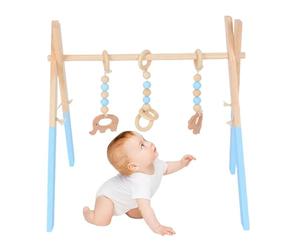 Parc Gym Pliable Enfant | Bois Pin Écologique | Jouet Éveil | Design Pratique | Finition Naturelle | Salle Séjour Chambre Bébé | Centre Éducation | Apprentissage Ludique Petit Enfant