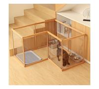 Parc intérieur extérieur clôture chiot avec panneaux transparents 270° flexible pour chatons, furets, cochons d'Inde 12 panneaux personnalisables