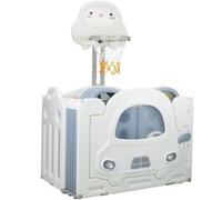 Parc Montessori - blanc bleu Multicolore G