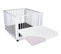 Parc Moritz Blanc Avec Matelas 89x86