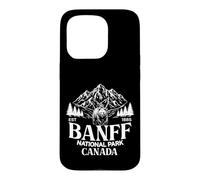 Parc National Banff Canada Est 1885 Camping Randonnée en Montagne Coque pour iPhone 15 Pro
